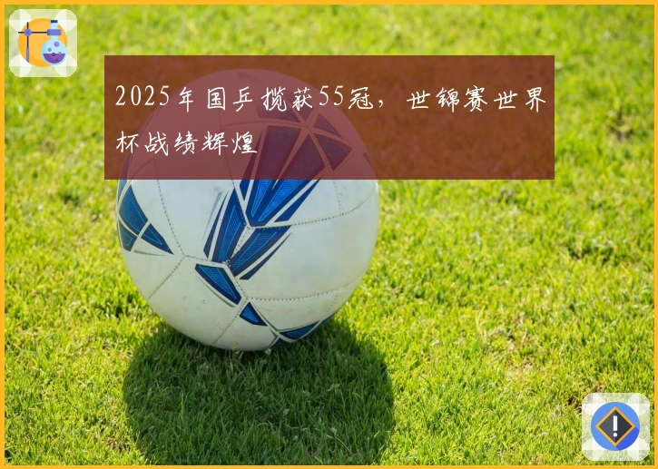 2025年国乒揽获55冠，世锦赛世界杯战绩辉煌
